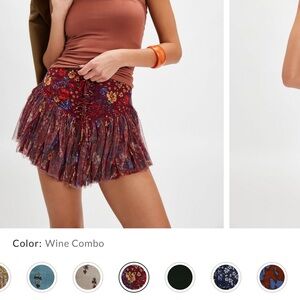 Free People Mini Skort